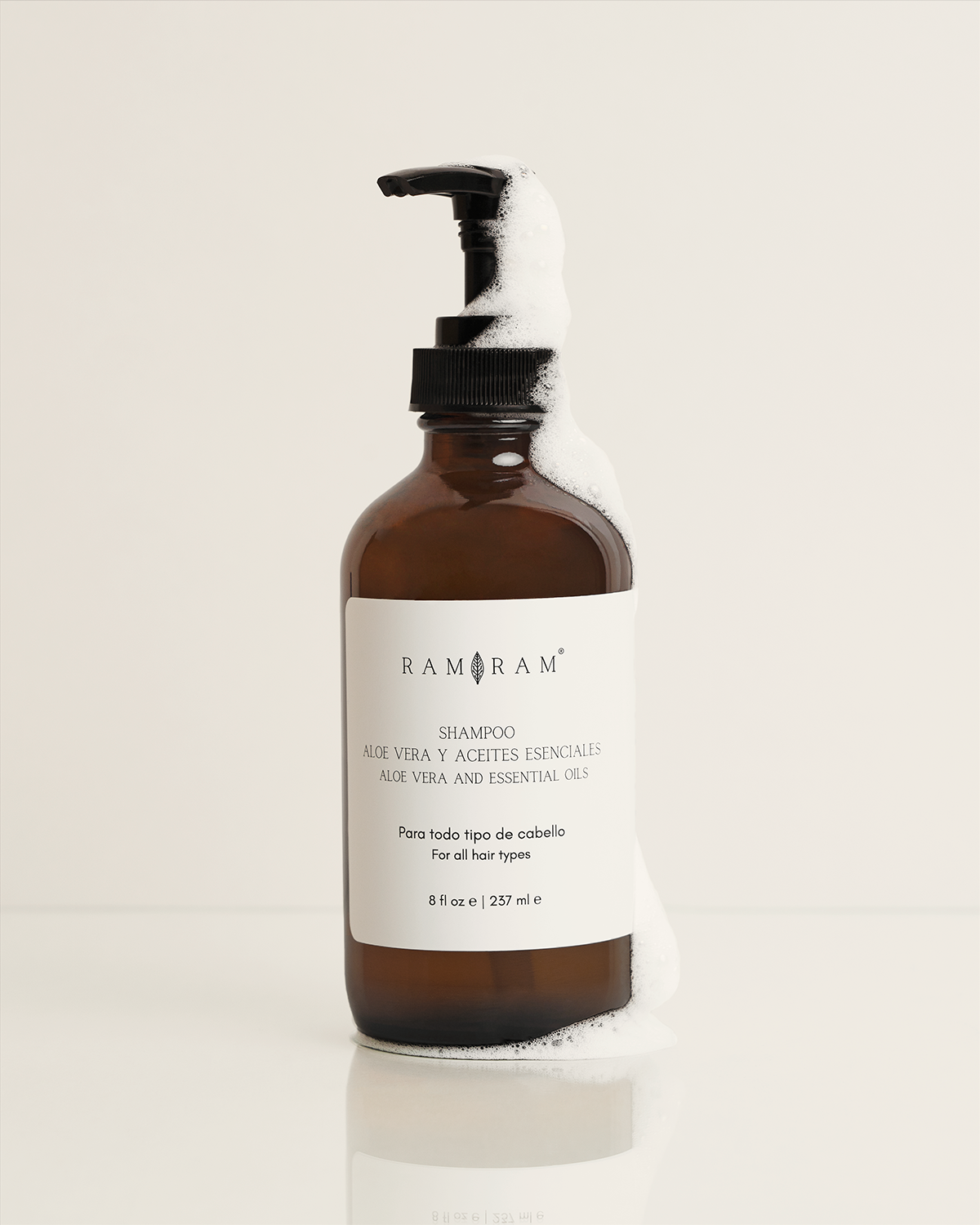 Shampoo Aceites Esenciales y Aloe Vera 8oz