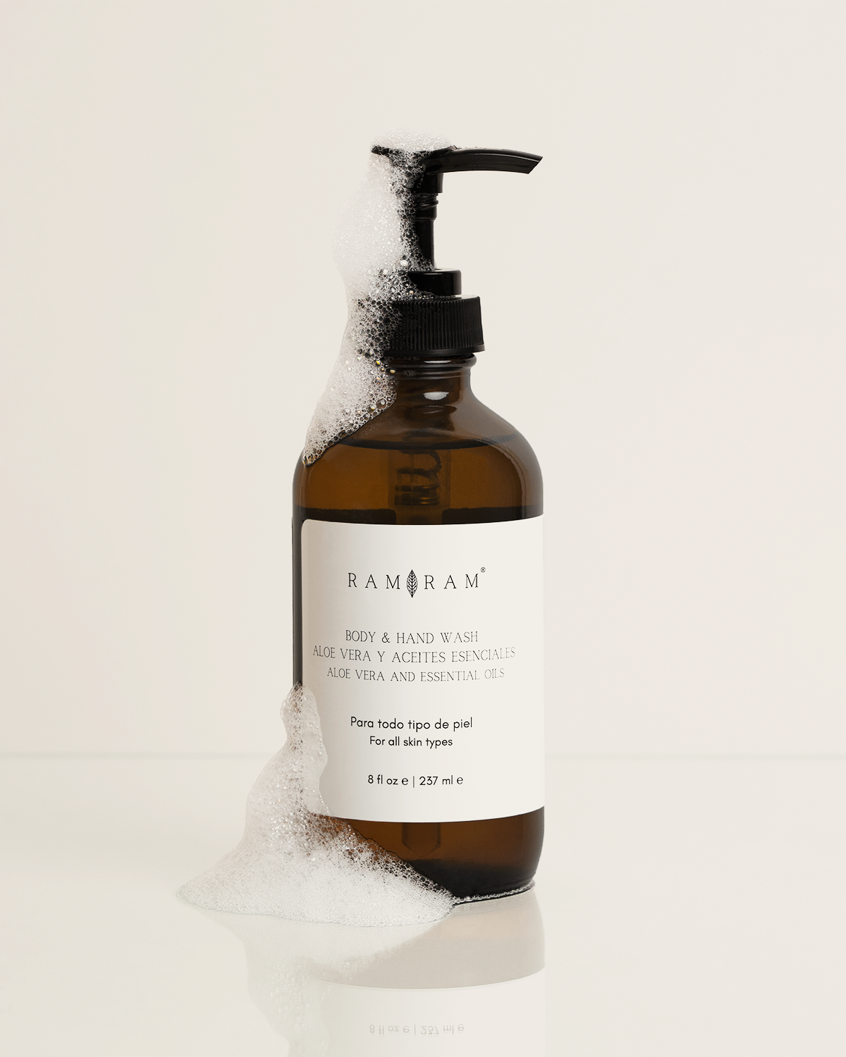 Hand and Body Wash Aceites Esenciales y Aloe Vera 8 oz