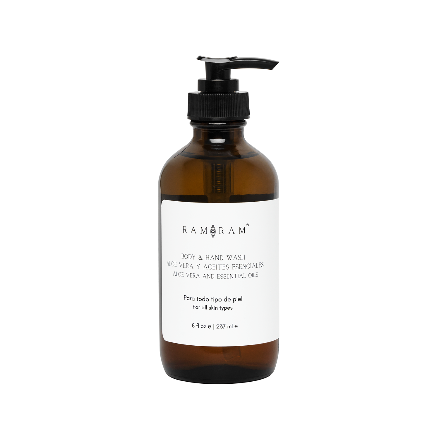 Hand and Body Wash Aceites Esenciales y Aloe Vera 8 oz