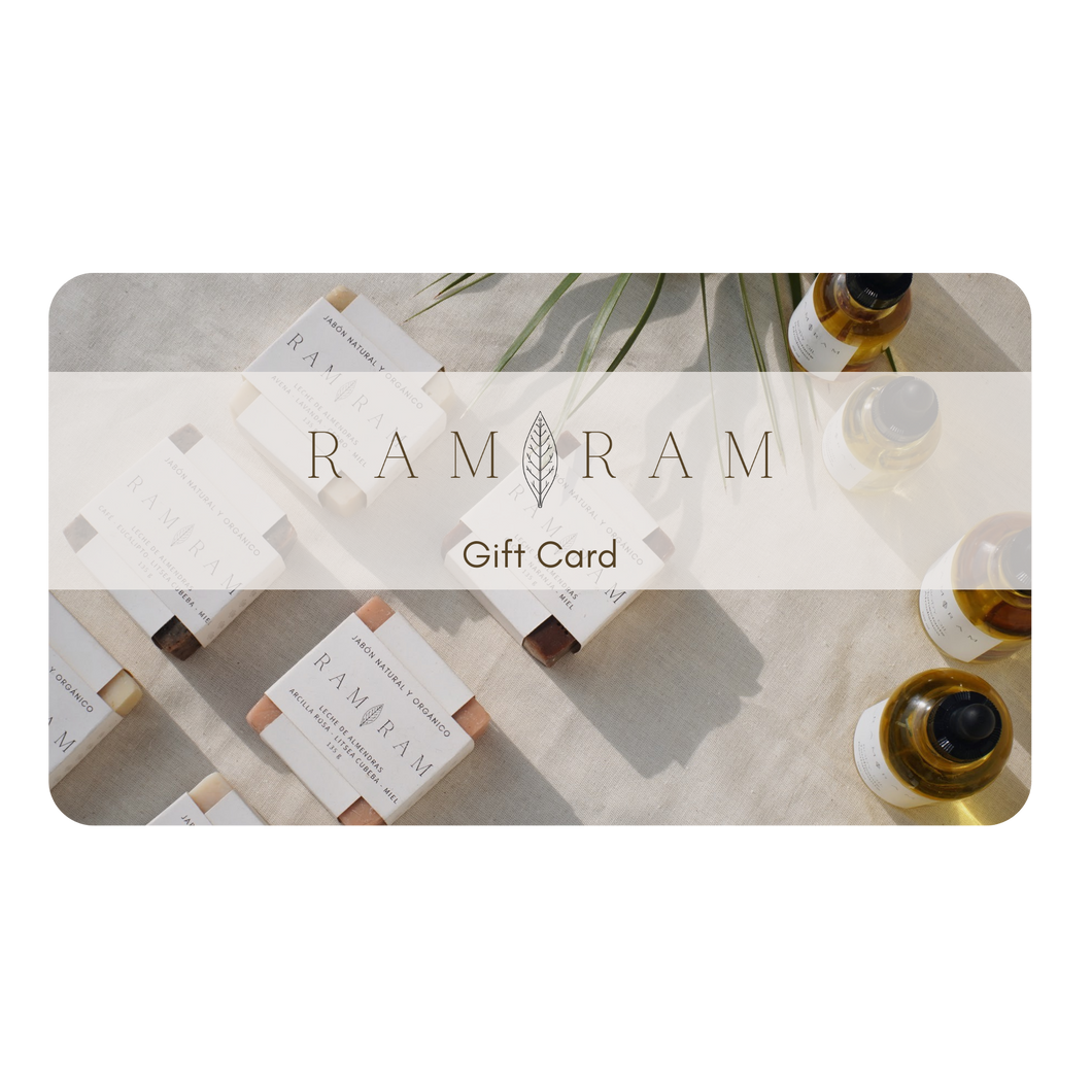 Tarjeta de regalo Ram Ram